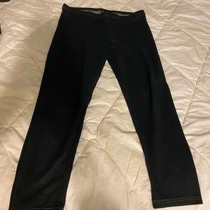 Black cotton leggings